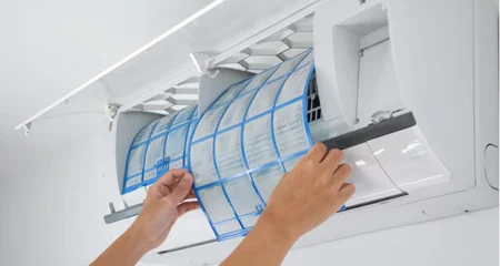 Чистка внутрішнього блоку кондиціонера у Києві | AirFix Center